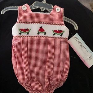 Vintage Baby Boy Romper